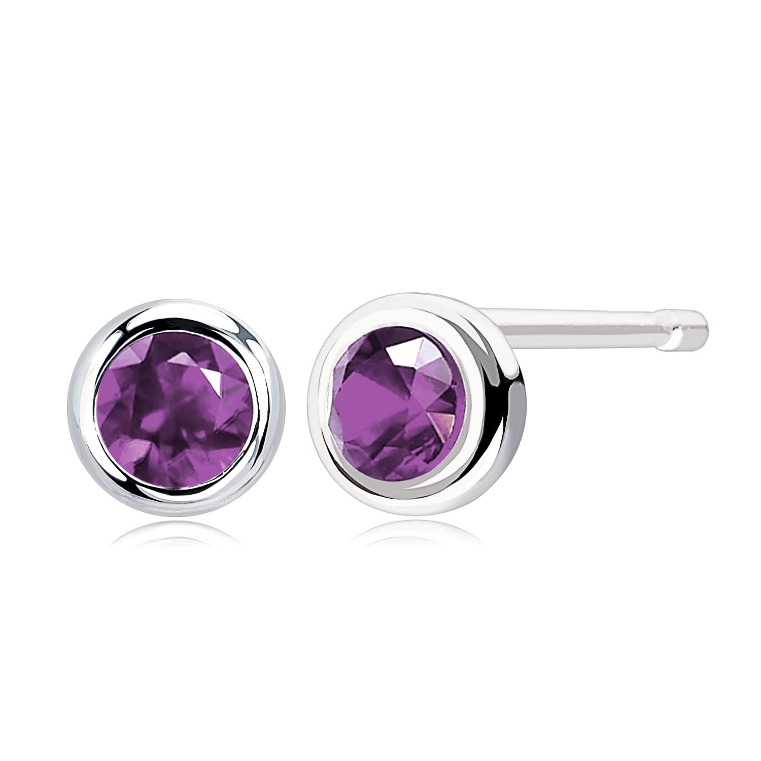 

Earrings Fukurin February Birthstone Amethyst PT900 Platinum [Lara Christie] Women s le102-0003-pt-02