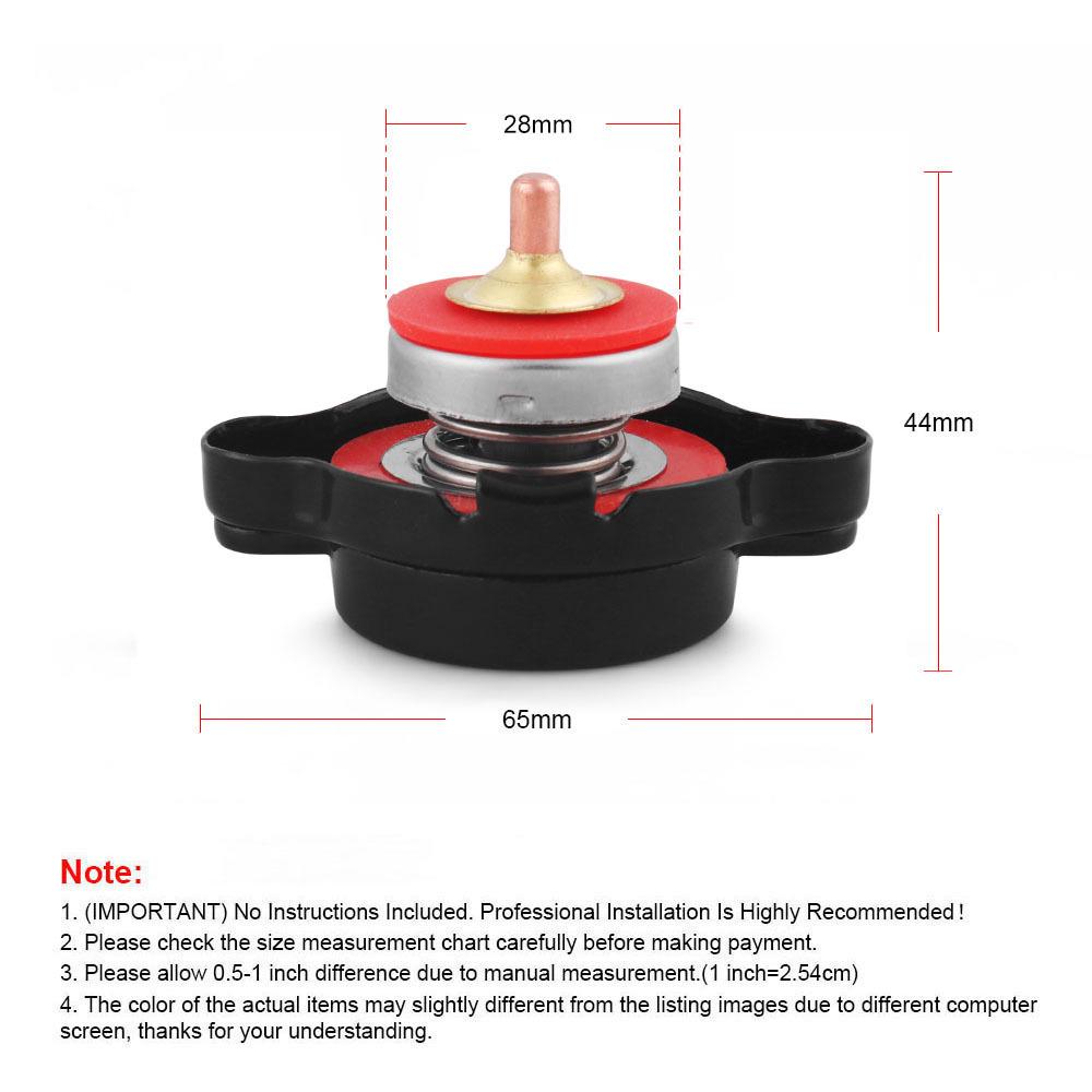 1.8 Bar Radiator Thermometer Cap for Honda/Kawasaki/Suzuki/Yamaha Motorcycles