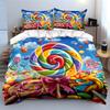 Sweet Candy Wonderland Bliss Bedding sets Duvet covers Pillowcases(1* Duvet Cover 2* Pillowcases without duvet insert)