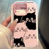 INS Couple Black White Cat Candy Color Phone Case For Xiaomi 14T 15T Pro Xiaomi 17 pro max Xiaomi Mi 11 Lite 5G Shockproof Funda