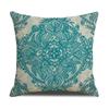 Retro Pattern Printed Cushion Pillow Cover Sofa Side Sleeping Household Products Linen Cushion Geometric Pattern