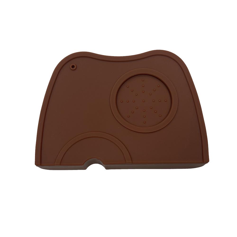 Coffee Tamping Corner Mat - Non-Slip Silicone Tamper Pad