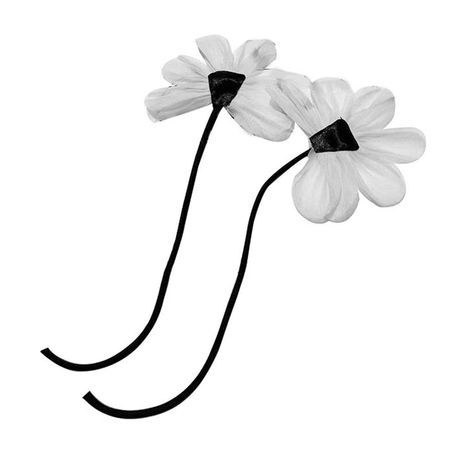 

Pack of 2 Fabric Flower Pin Delicate Pin Lightweight Flower Brooch Elegant Lapel Pin Perfect for Daily Party Date Wear