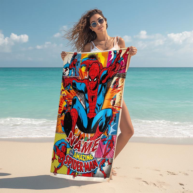 Personalized "Green Forest Guardian" Beach Towel Microfiber Beach Towel Thin Absorbent for Beach Swimming Yoga Bath Sports. 0910380
