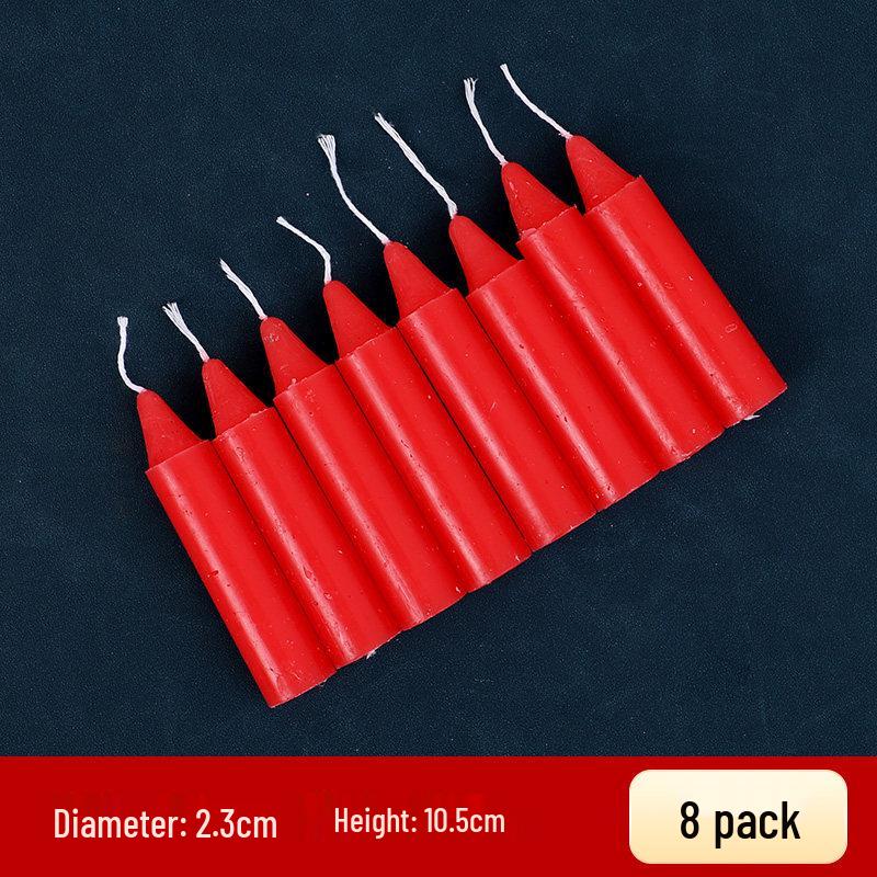 LIEI Red Smokeless Household Candle