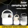 New Solar Powered Portable Lighting Rechargeable Lithium Battery Tent Multi Functional Handheld Long Range Outdoor Retro Camping Light Atmosphere