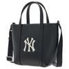 Artificial Leather Tote Basket Bag, Handbag, Shoulder Bag, Crossbody Bag Unisex Black Casual 3AORS884N-50BKS-BLACK