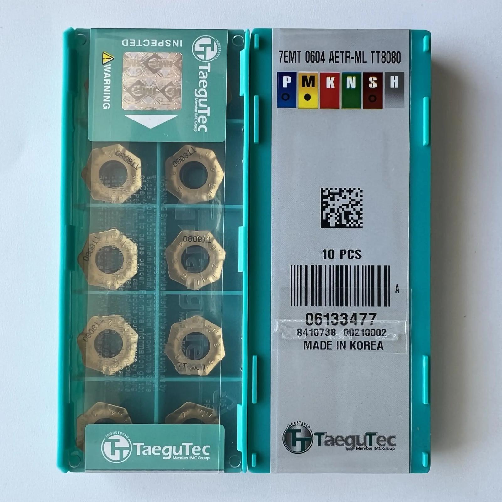 

TaeguTec / 7EMT0604AETR-ML TT8080 /Original blade Carbide CNC Blade 10 PCS