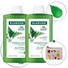 [Extremely Oily/Troubled Scalp] Nettle No Sebum Shampoo 400ml 2 Bottles