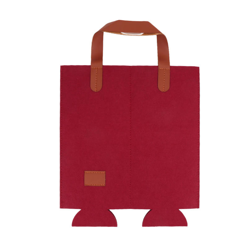 Wine Bag Felt Single Bottle Insulated Tote Double Bottle Wine Carrier Bag Padded Wine Cooler Gift For Wine Lovers Or Wedding
