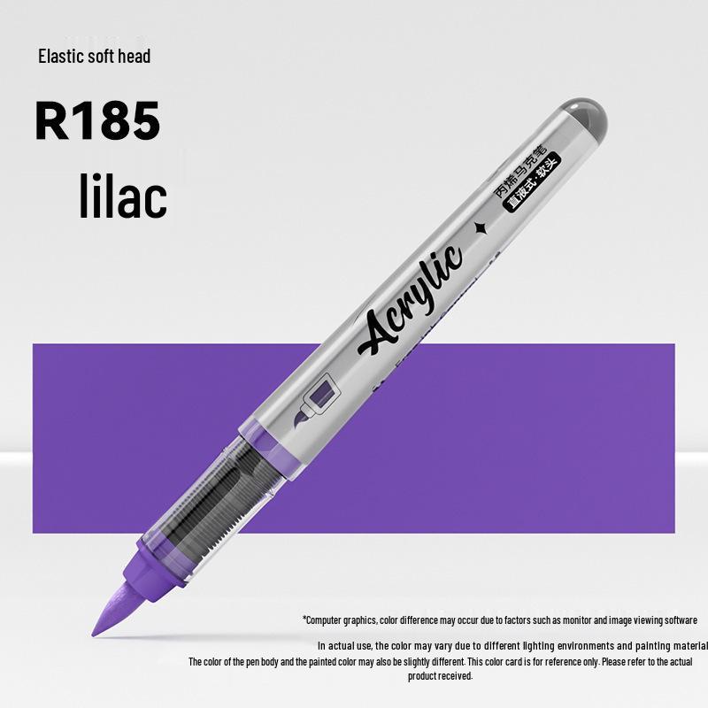 Jinzhi Liquid Acrylic Marker Pen - Soft Tip, Opaque, Large Capacity, Stackable Colors