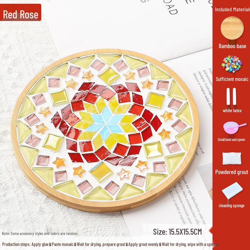 DIY Mosaic Coaster Kit for Kids: Creative Father's Day Craft