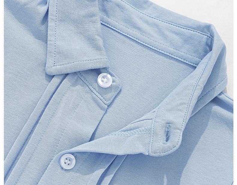 Boys' Spring/Summer First Birthday Outfit - Short-Sleeved Shirt & Long Overalls