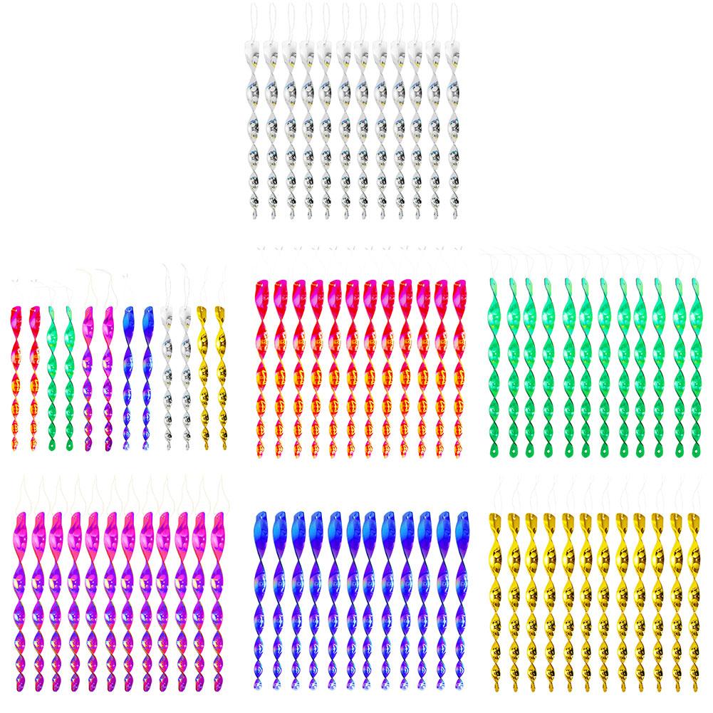 12Pcs Spiral Deterrent Device Waterproof 30CM Wind Rotating Rod Wear Resist Bird-Repelling Stick for Home Yard Patio Decoration