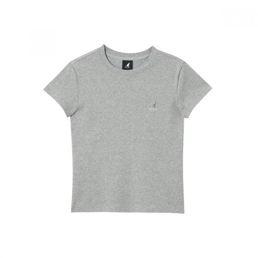 Kangol Womens Daily T shirT Melange Grey 2845 SS