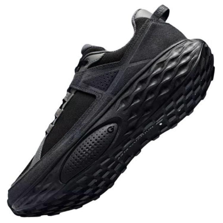 Anta Champion Series Fashion Versatile Trendy Shock Absorbing Non-Slip Wear-Resistant Low-Top Trail Running Shoes Unisex sneaker Black 112446673A-4
