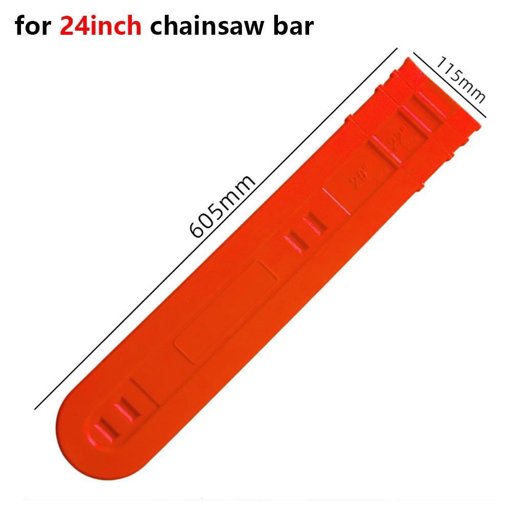 1Pcs 10-24inch Chain Saw Guide Cover Anti-scratch Plastic Chain Saw Bar Protector Plate Guard Cover for Outdoor Activities