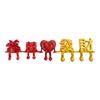 5Pcs 3D Printed Chinese New Year Desktop Decorations with Articulated Joints For Holiday Party Home Festival Celebration