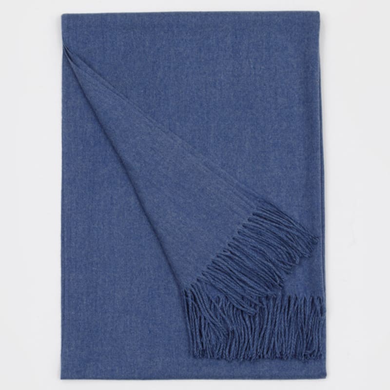 RECLOW MILD Plain Muffler BLUE