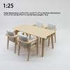 Multistyles Dollhouse Table PLA Dollhouse Decoration Scene New Miniature Furniture Set
