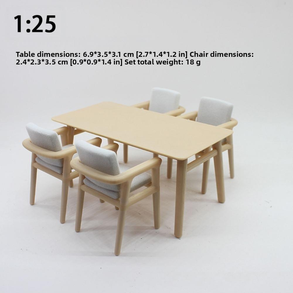Multistyles Dollhouse Table PLA Dollhouse Decoration Scene New Miniature Furniture Set