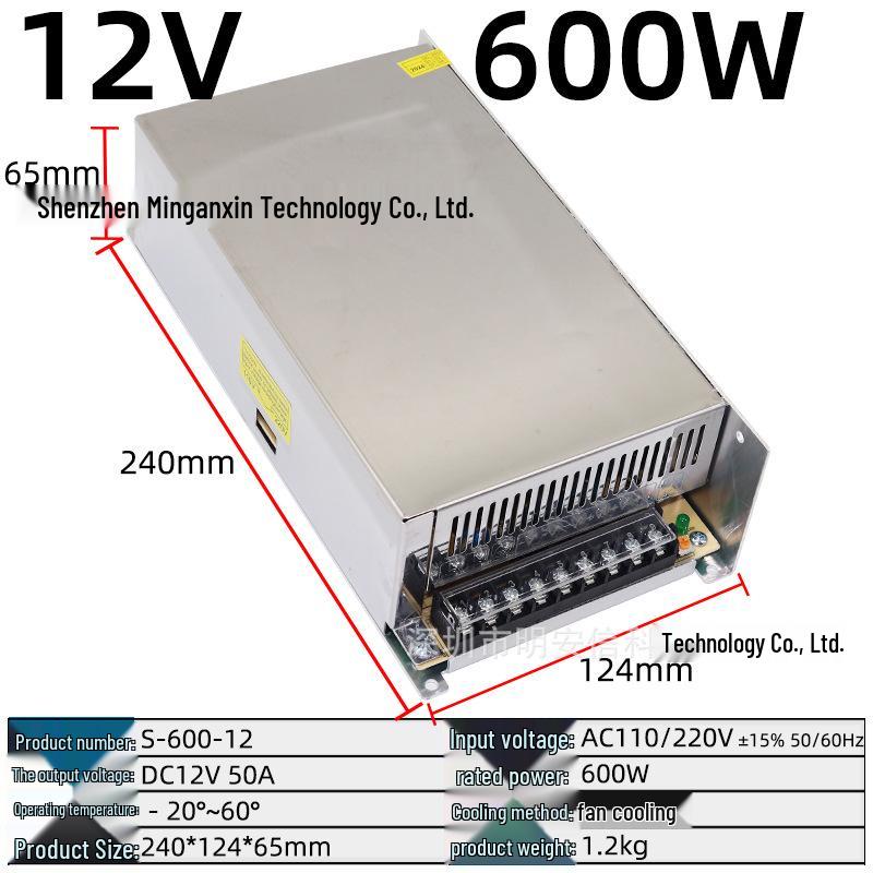 220V to Multi-Voltage Switching Power Supply for LED Strips and Monitors (5V, 12V, 24V, 36V, 48V; 5A-30A)