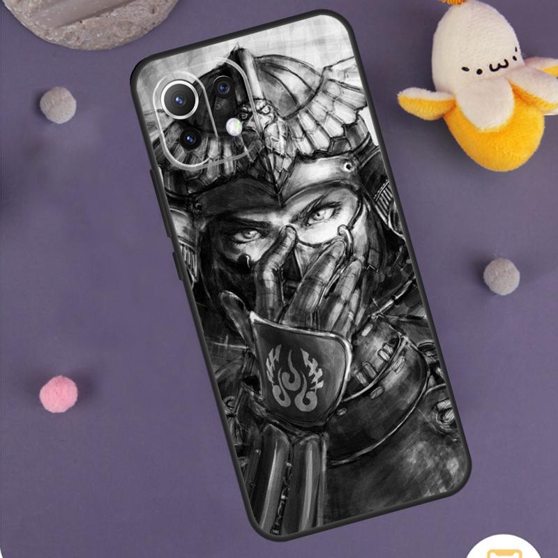 

Япония Чехол Самурай Ниндзя Для Xiaomi 15 14 Ultra 13T 14T 15T 17 Pro Max POCO F8 Ultra X5 X6 X7 F5 F6 F7 Pro Чехол Xiaomi 15 Ultra