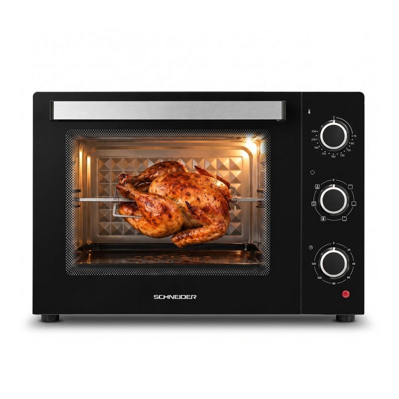 Schneider - Sceo2355mfb - Four électrique 55l - Chaleur Tournante - 1900w - Tournebroche