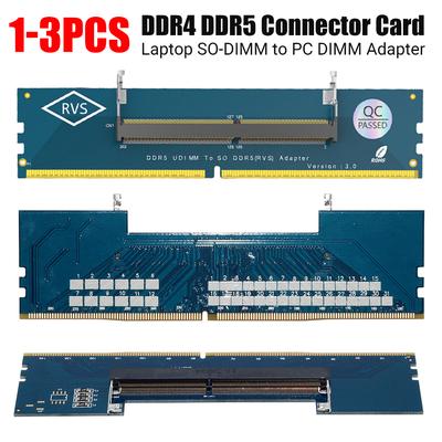 DDR4 DDR5 Laptop zu Desktop Speicheradapterkarte Speicher RAM Anschlussadapter DIMM Karte SO-DIMM zu PC Computer Konverter