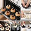 6PCS Silicone Molds,Donut Mold for Baking,Donut Pans Set,6 Pieces Pastry Molds for Cake Pans