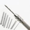 Mini Hand Drill With Keyless Chuck+10Pcs 0.3-3.2mm HSS Drill Bits For Drilling Wood Diamond Linden DIY Wood Craft Handmade Tools