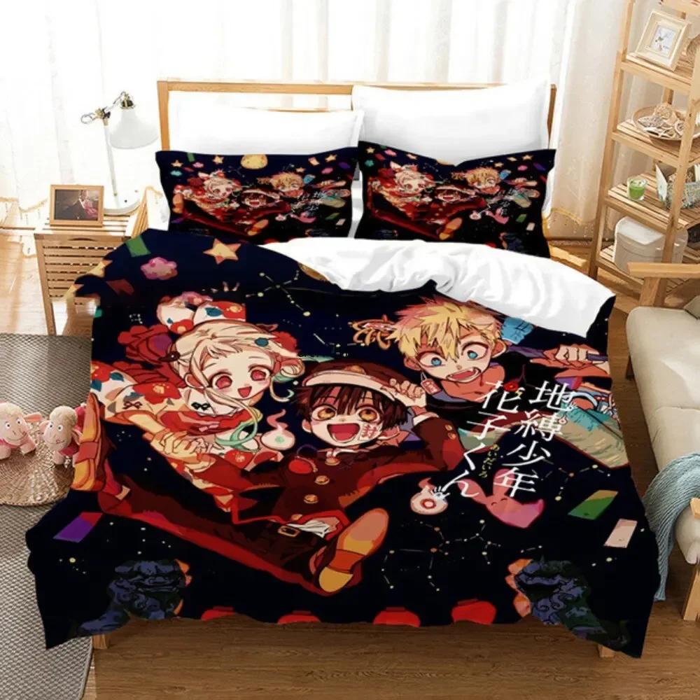 Anime Toilet Bound Hanako-Kun Bedding Set Double Twin Full Queen King Size Duvet Cover Pillowcase Adult Kids Gifts For Friend