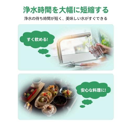 Genuine JF-21-T Replacement Water Purifier Cartridges (3-Pack) All-in-One Chlorine Removal Cartridges