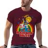 Oversized graphicswearDistressed Rainbow T-Shirt sports fan t-shirts oversized t shirt Short sleeve tee