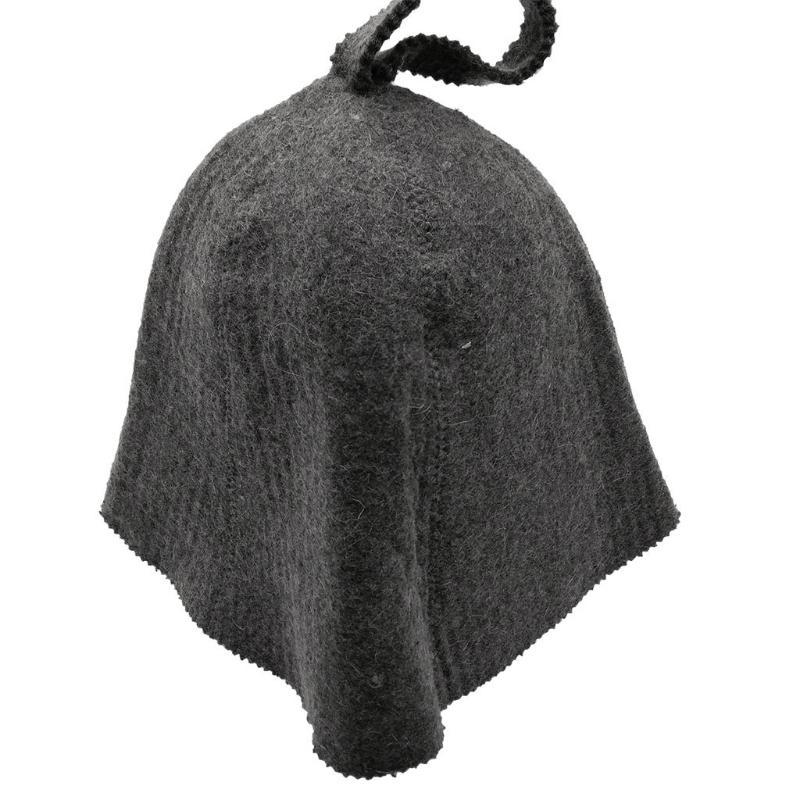 Wool Felt Sauna Hat Anti Heat Men and Women Dark Color for Lightweight for Protection Experience Warm Cap top sale
