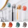Wall Mounted Toothbrush Holder Plastic Tooth Brush Dispenser Toothbrush Cup Holder  Bathroom
