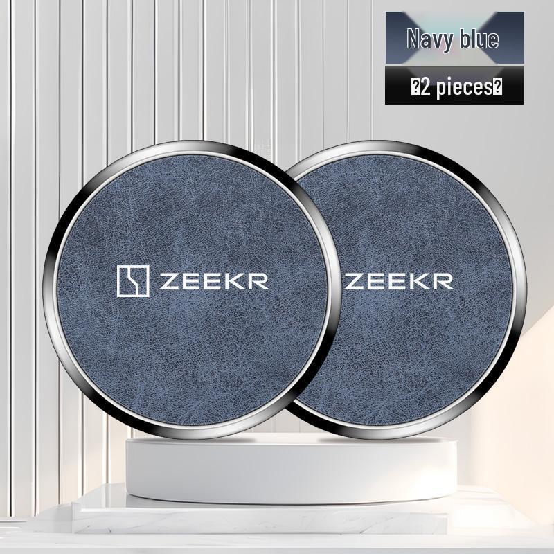 Zeekr 001 FR Car Cup Holder Coaster & Door Slot Storage Pad for 23-26 Models