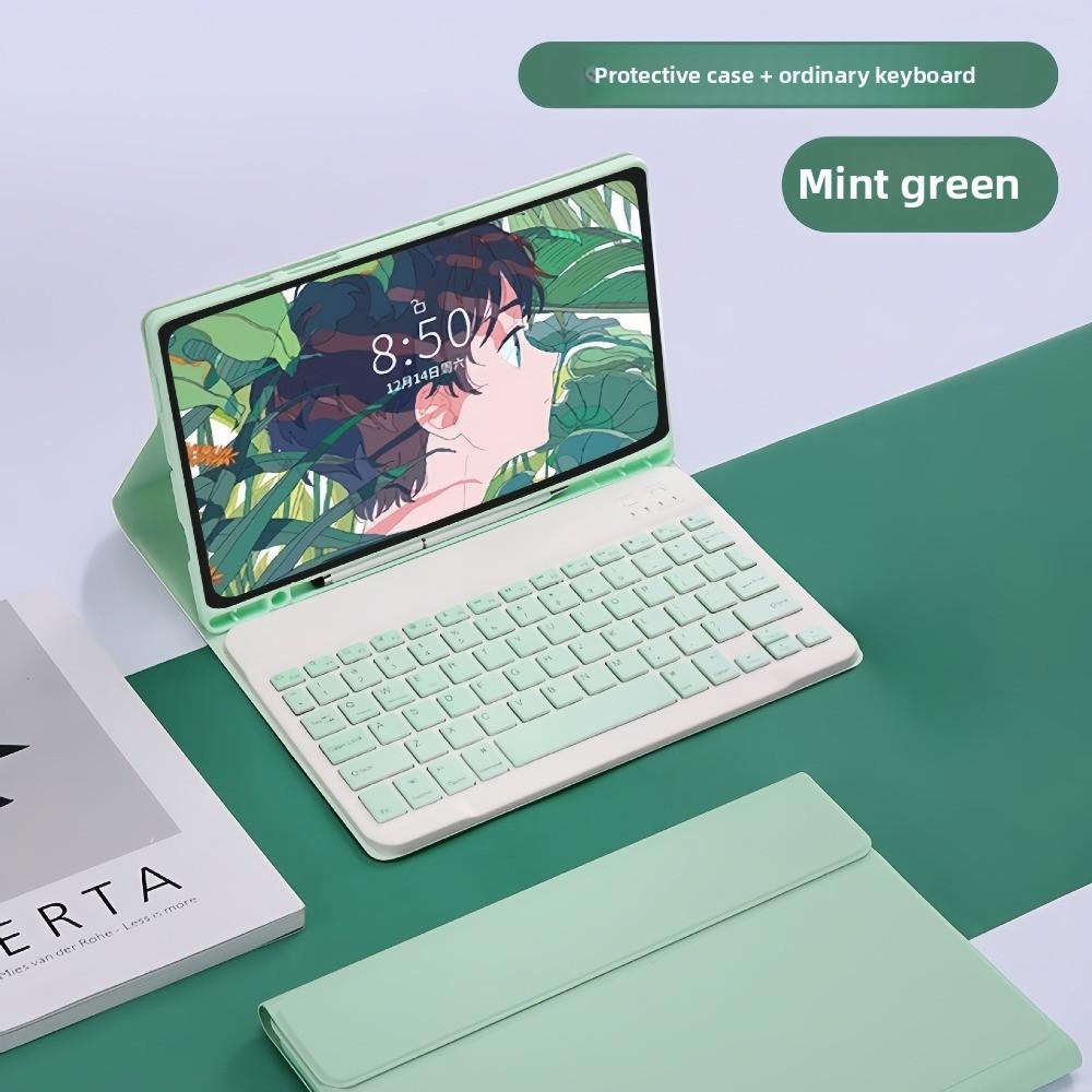 Leather Case for Samsung A9 Plus Tablet with Magnetic Keyboard and S Pen Slot Compatible S9FE