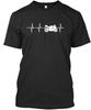 Motorrad Herzschlag T-Shirt Hergestellt in den USA Größe S bis 5XL Unisex T-Shirt
