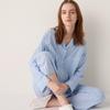 Uniqlo Cotton Blend Pajamas  Long Sleeve  Stripe