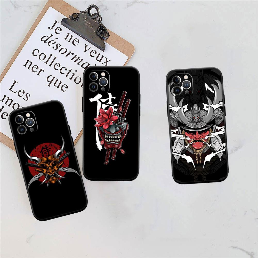 MY17 Japan Samurai Mask Phone Case for Samsung Galaxy A11 A12 A13 A15 A52S A53 A55 A56 A70 A71 A72 A73 F06 F16 F56 S10 Plus S10e