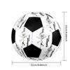 1 Stück Cristiano Ronaldo Unbroken Größe 5 Fußball PrahaHallenfußball Ball Bunt Alle Altersgruppen Maschinengenäht PVC Wettkampfbereit Langlebig Hoher Rückprall