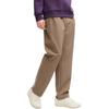 FILA Simple Comfortable Versatile Straight Leg Casual Pants Men bottoms Sand-Bean-Brown F11M518802FBN