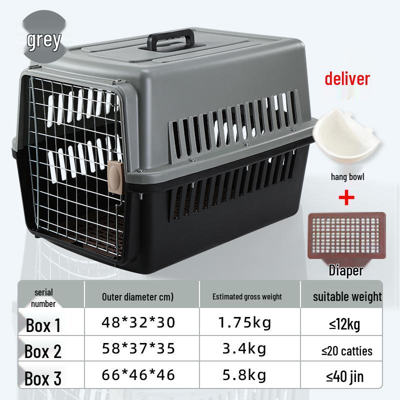 Portable Pet Travel Carrier: Airline-Approved Cage for Cats and Dogs (Various Sizes)