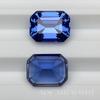 Cultured Emerald-Cut Sapphire Blue Loose Stones with AGL Certificate Main Stone Jewelry