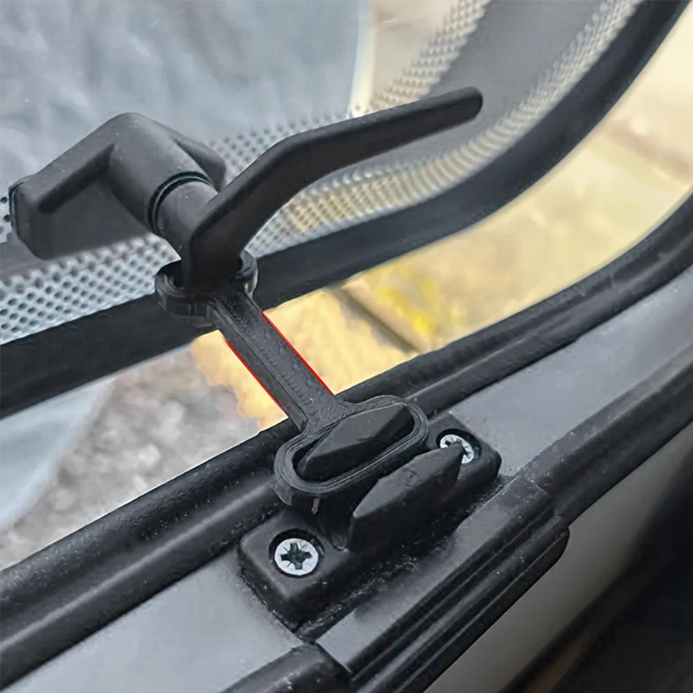 2 Pezzi Limitatore Finestra Camper Blocco Sfiato per Finestre in Policarbonato Accessorio Controllo Sicurezza Ventilazione