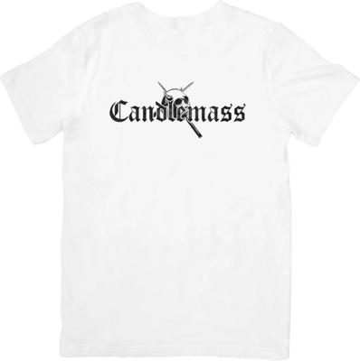 Candlemass Rock Musica Maglietta in Cotone di Qualità per Uomo & Donna Bianca.