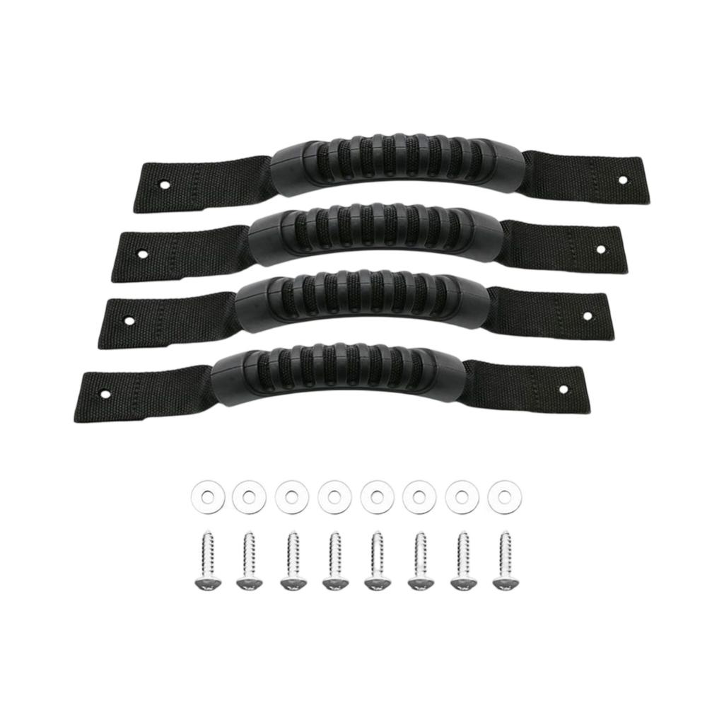 Kayak Handlebar & Grip – Plastic Handles, Woven Strap Handles for Kayaks, Canoes & Kayaking Gear