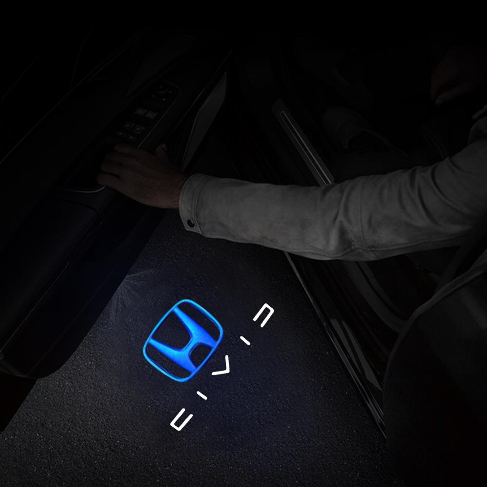 

HD Auto Emblem Projector Lamp Car Door Welcome Lights For Honda Accord Insight CR-Z Odyssey Civic Elysion Spirior Crosstour UR-V