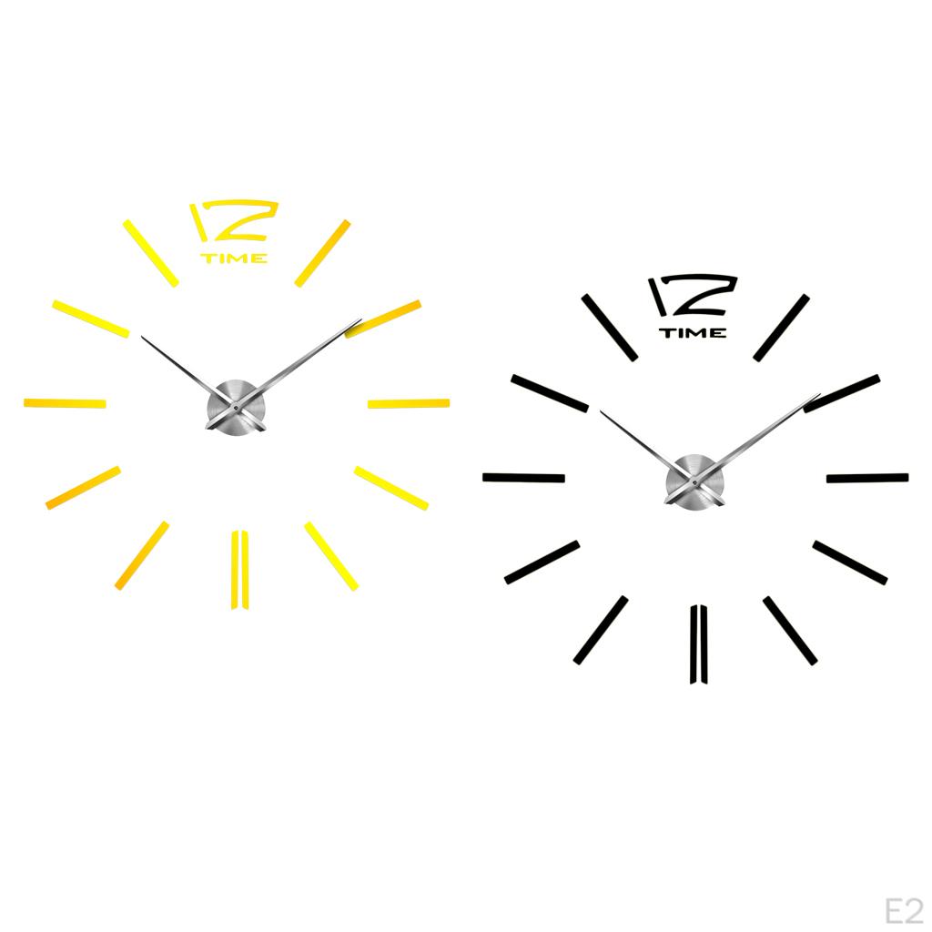 Large Wall Clock er ers for Living Room Bedroom Nursery Decoration